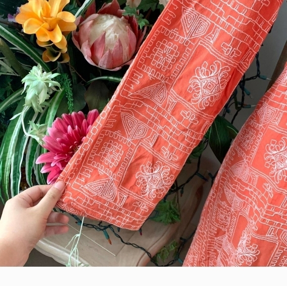 ZARA EMBROIDERED DRESS  Burnt‎ orange | 4786/089 - Picture 8 of 11